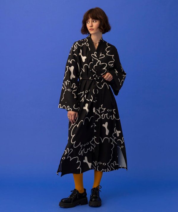 Adelie Pengu Caroline Maxi Kimono Dress – Dogs