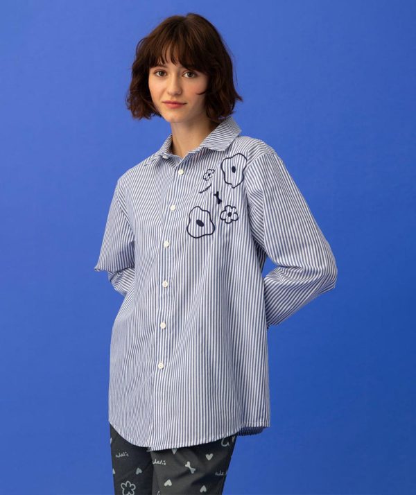 Adelie Pengu Kowalski Shirt Unisex Stripe Embroidery