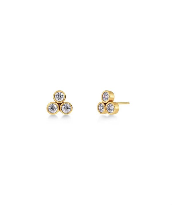 Edblad Barre Studs Gold