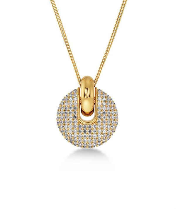 Edblad Bisque Pavé Necklace Gold