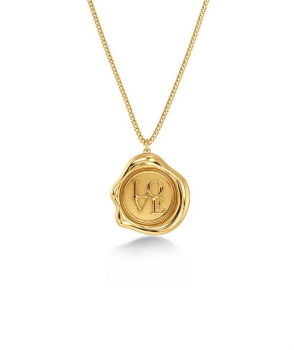 Edblad Holly Necklace L Gold