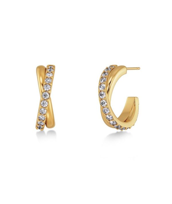 Edblad Twin Hoops Gold 925° Line