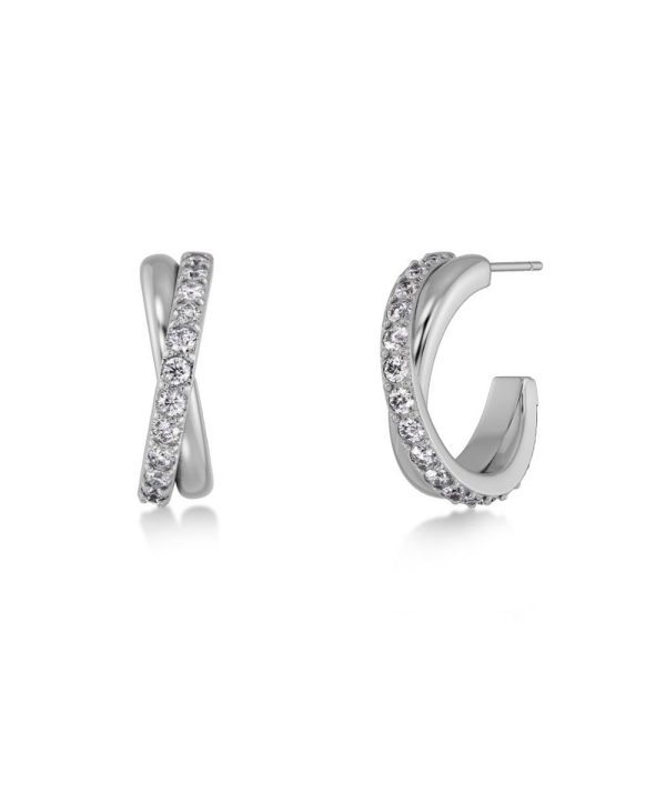 Edblad Twin Hoops Silver 925° Line